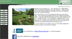 Desktop Screenshot of lawnsolutionsllc.com